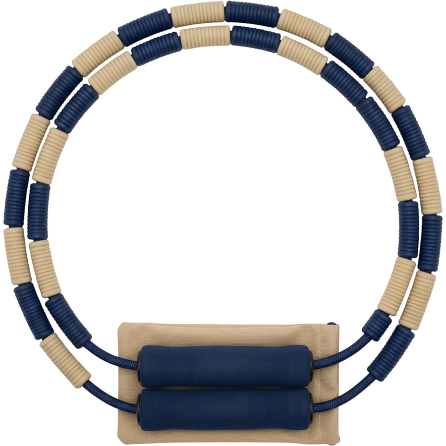 Jndwkv 52 Bead Segmented Jump Rope 2.8 m Navy Sand