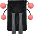 Jndwkv Cordless Weighted Ball Jump Rope 180 g Charcoal Coral - Product view