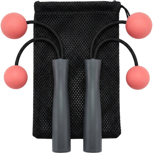 Jndwkv Cordless Weighted Ball Jump Rope 180 g Charcoal Coral - Product view